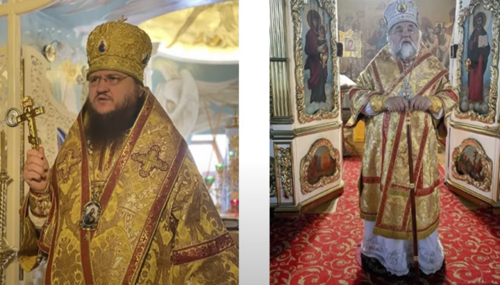 Ivan Yaremenko in vestments stolen from Metropolitan Theodosiy. Photo: Video screenshot from Dozor