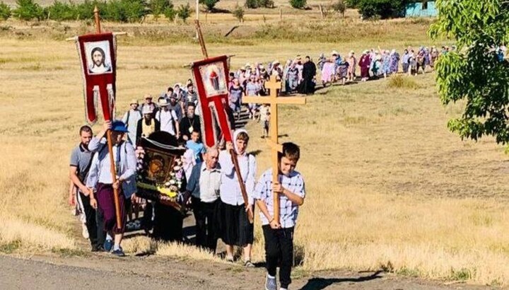 Богородичен кръстен ход в Одеската епархия на УПЦ. Фото: Епархийска пресслужба