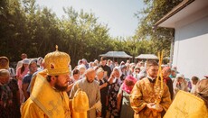 În Geletinți, ierarhul Bisericii Ortodoxe Ucrainene a condus sărbătoarea hramului comunității prigonite