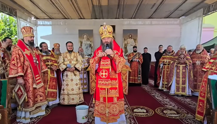 Μητροπολίτης Λόνγκιν (Ζαρ). Φωτογραφία: Στιγμιότυπο βίντεο Μονή Μπάντσενσκι