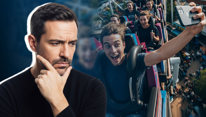 Our life resembles extreme roller coasters, on which we rush at a dizzying speed. Photo: СПЖ