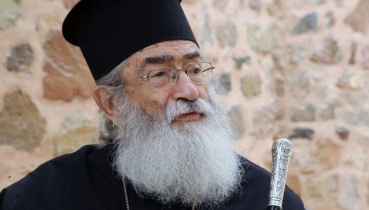 Архиепископ Синайски Дамиан. Снимка: orthodoxia news agency.