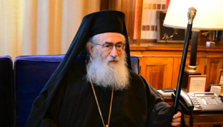 Архиепископ Синайский Дамиан. Фото: orthodoxia news agency