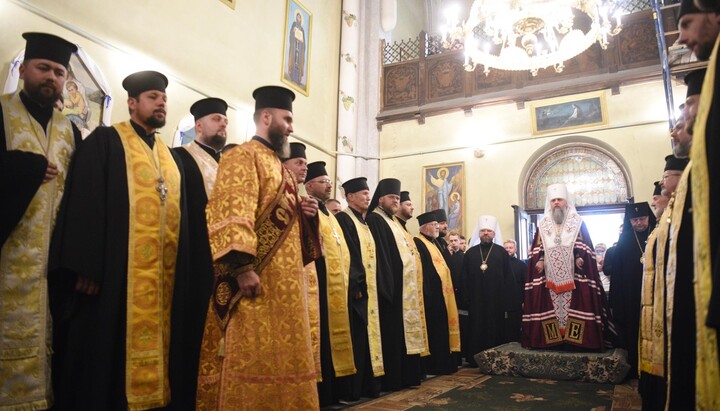 Лития ПЦУ за Парубия. Фото: сайт ПЦУ