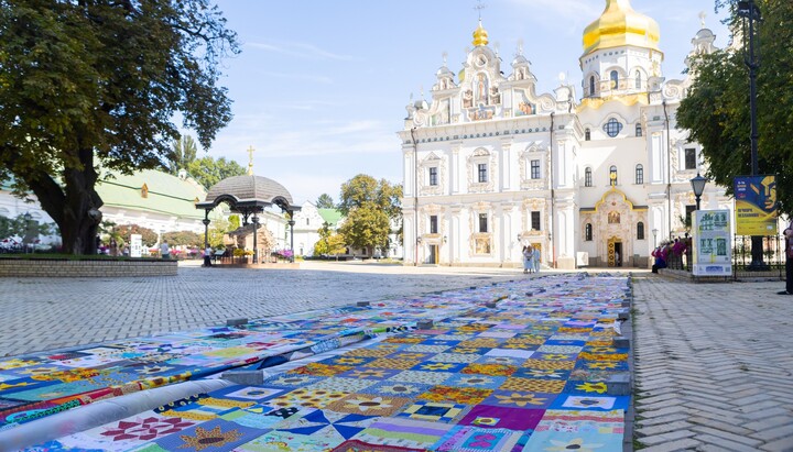 Одеяло в Лавре. Фото: Фейсбук заповедника