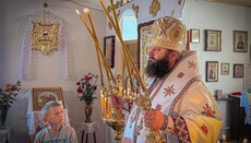 Metropolitan Pimen serves Liturgy in Khorov home after seizure