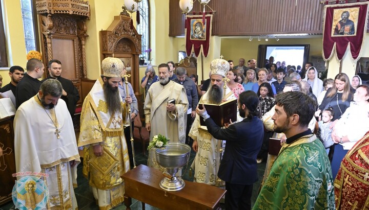 Патріарх Болгарський Даниїл очолив Літургію та чин оновлення в храмі святителя Миколая Чудотворця в Софії, 21 вересня 2025 року. Фото: Софійська митрополія