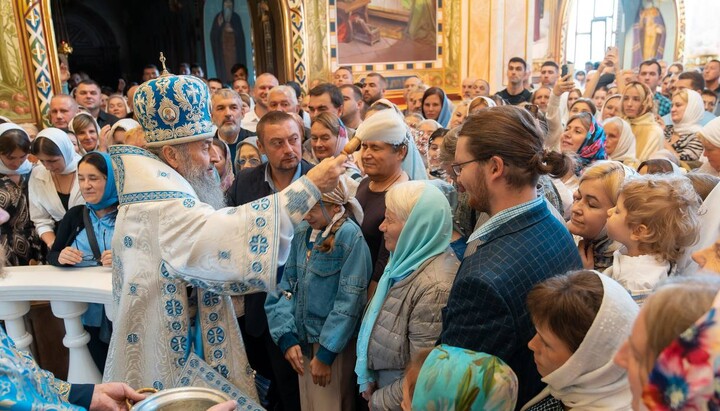 Митрополит Онуфрий. Фото: пресс-служба УПЦ