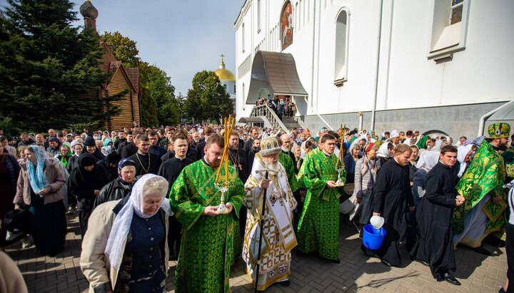 Крестный ход в Успенском мужском монастыре Одессы. Фото: Одесская епархия