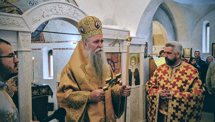 Μητροπολίτης Ιωαννίκιος. Φωτογραφία: υπηρεσία τύπου της Μητρόπολης Μαυροβουνίου