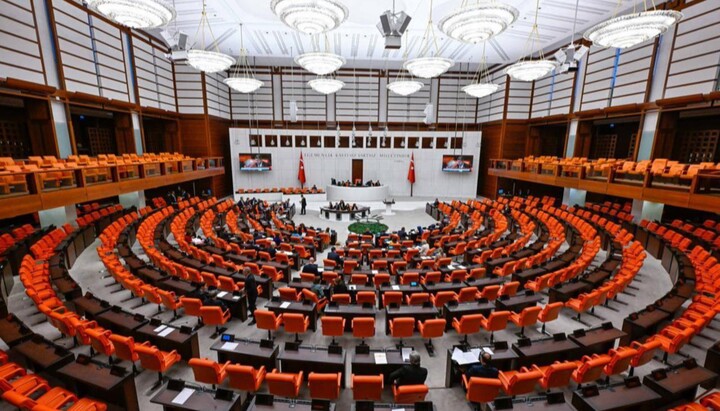 The General Assembly of the Turkish Parliament on October 19, 2024. Photo: AA