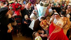 В Банченах сотни верующих пришли поздравить митрополита Лонгина с именинами