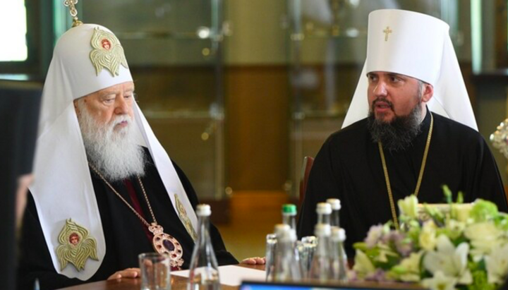 Filaret Denisenko și Epifanie Dumenko. Fotografie: BOaU