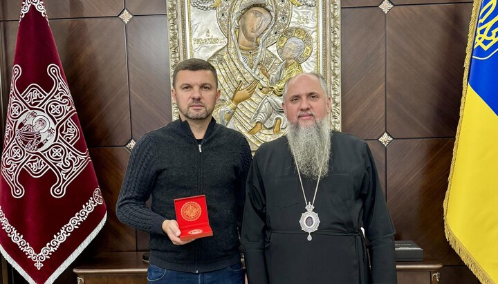 Igor Guz și Epifanie Dumenko. Foto: Facebook-ul lui Guz