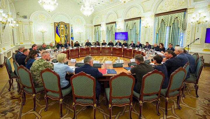 Заседание СНБО. Фото: Фейсбук Умерова