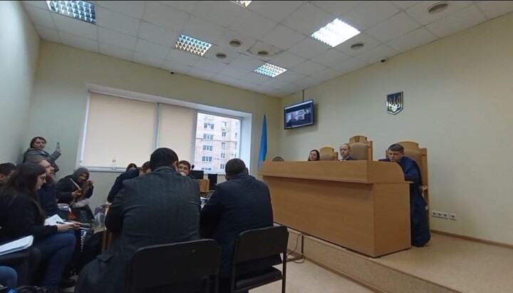 Засідання Північного апеляційного господарського суду в Києві. Фото: t.me/save_Lavra