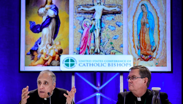 Ετήσια Διάσκεψη Καθολικών Επισκόπων των ΗΠΑ. фото: BRENDAN SMIALOWSKI/AFP via Getty Images