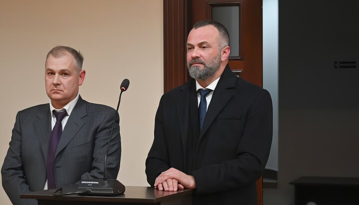 Episcopul de Coman Mihail (dreapta). Fotografie: LB