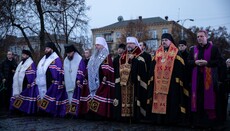 Руководители ПЦУ и УГКЦ провели совместную панихиду