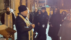 Священник УПЦ: Господь береже тих, хто не боїться і бореться за правду Божу!