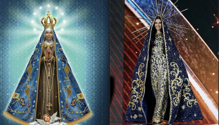 Учасниця «Міс Всесвіт» вийшла в костюмі ікони Богородиці «Апаресідська»