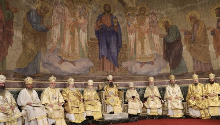 Πατριαρχική Λειτουργία στον ναό του Αλεξάνδρου Νέφσκι στη Σόφια. Φωτογραφία: bg-patriarshia.bg