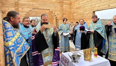 В Каролино-Бугазе совершили закладку нового храма Одесской епархии УПЦ