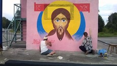 Нардеп раскритиковал уничтожение в Барановке мурала со Спасом Нерукотворным