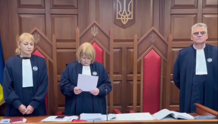 Коллегия Одесского апелляционного суда. Фото: Скриншот видео архидиакона Андрея Пальчука