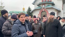 В Княжичах братия отстояля монастырь от захвата