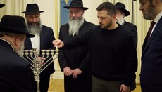 Зеленский a felicitat evreii cu ocazia Hanuka