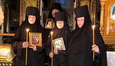 У жіночому скиту Рогачева звершили постриг у рясофор двох послушниць