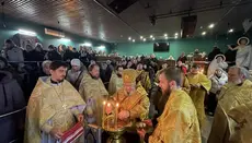 În Vladimir, comunitatea persecutată a catedralei Bisericii Ortodoxe Ucrainene (UOC) desfășoară slujbe în noua locație.
