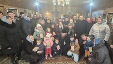 Иерарх УПЦ посетил гонимые общины на Волыни в Рождественские праздники