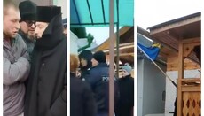 В Молдове прихожане отстояли храм Молдавской митрополии от силового захвата