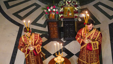 Братия Киево-Печерской лавры почтила память священномученика Владимира