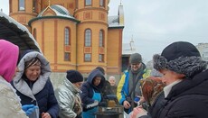 Парафія УПЦ у Німеччині допомогла благодійній їдальні храму на Київщині