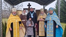 На Закарпатті в Циганівцях освятили каплицю УПЦ, збудовану військовим ЗСУ