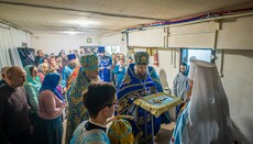 Стрітенская община Черкас в третий раз отпраздновала престольный день в подвале
