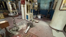 В Херсоне от обстрела пострадал храм УПЦ в честь Рождества Богородицы