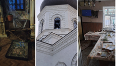 В Никополе от обстрела пострадал кафедральный Спасо-Преображенский собор