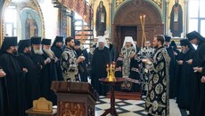 Блаженнейший Онуфрий совершил литию по погибшим воинам