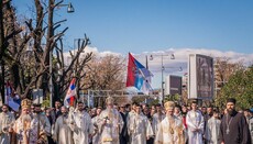 В Подгорицах совершили многотысячный крестный ход в день покровителя города