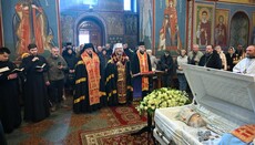 Глава УГКЦ отслужил панихиду у тела Филарета в Михайловском соборе ПЦУ