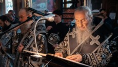 Блаженнейший совершил службу Марииного стояния