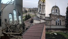 Στη Ντρουζκόφκα από τον βομβαρδισμό υπέστη ζημιές ο Ναός του Αγίου Νικολάου και της Παναγίας Σκεπής της ΟΠΕ