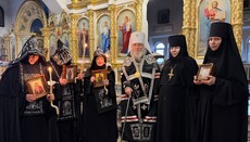 В Тихвинском женском монастыре Днепра совершили монашеские постриги
