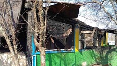 В Тельчах сгорел временный храм гонимой общины УПЦ