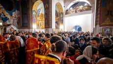 У мережі показали кількість віруючих на Пасху в храмах УПЦ і ПЦУ Черкас
