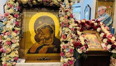 В киевском монастыре почтили образ Богородицы «Владимирская-Десятинная»